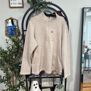 Woolrich Men's Light Tan Zip-Up Sweater size xxl